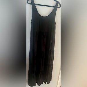 Gentle Fawn Axel Dress - Black Maxi Dress -Size Large